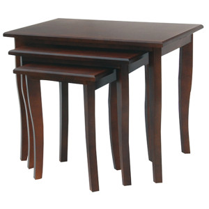 Ν-98 σετ τραπεζάκια ζιγκόν ξύλινα ΧΡΩΜΑ ΕΠΙΛΟΓΗΣ, 60x40xH45